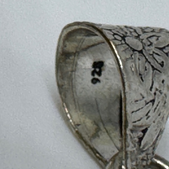 New Sterling Silver Bloodstone Pendant - Picture 5 of 5